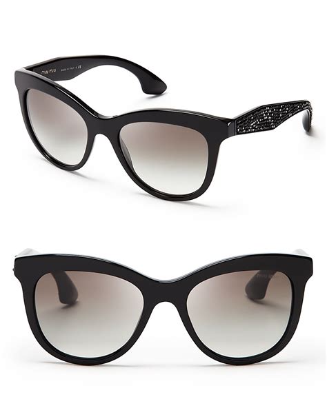 miu miu sunglasses crystal|Women's Eyewear & Sunglasses .